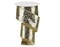 RG Ribbon: Gold 2.5" Chunky Glitter Wired Ribbon for Bows, Wreaths, Crafts, and Decorations